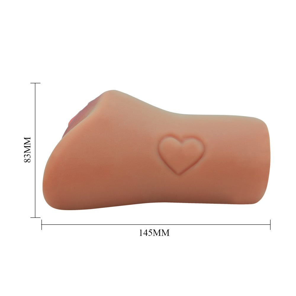 Realisztikus élményhüvely - Barna