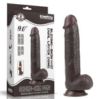 9,0'' Sliding Skin Dual Layer Dong Brown