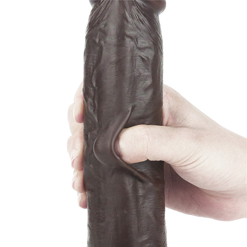 9,0'' Sliding Skin Dual Layer Dong Brown