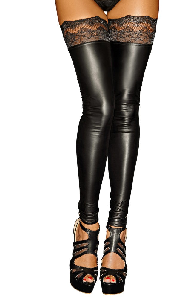 Powerwetlook stockings - L