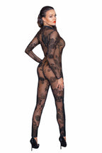 Long tulle overall with 3 way zipper - M