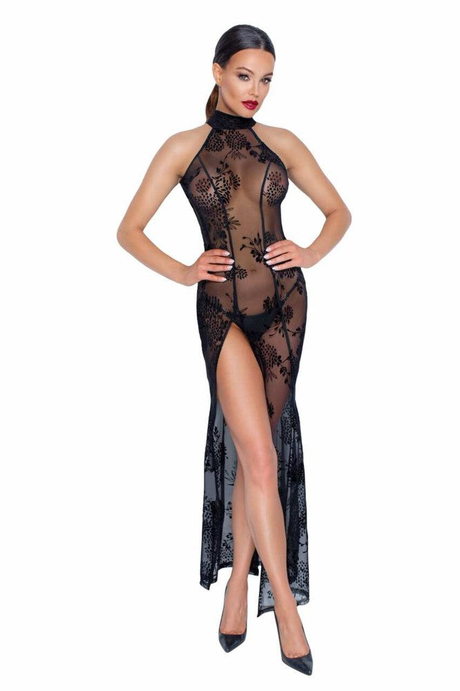 Long tulle dress - M