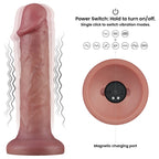 8'' Vibrating Dual Density Power Cock
