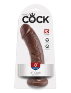 8" Cock Brown
