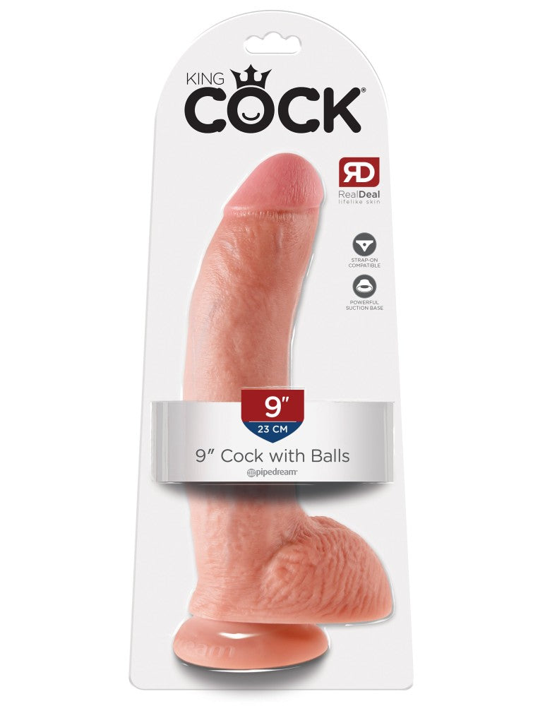 9" Cock with Balls Light