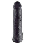 12" Cock with Balls Black