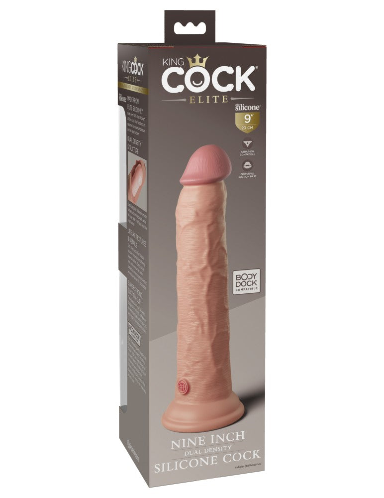 9" Dual Density Silicone Cock Light
