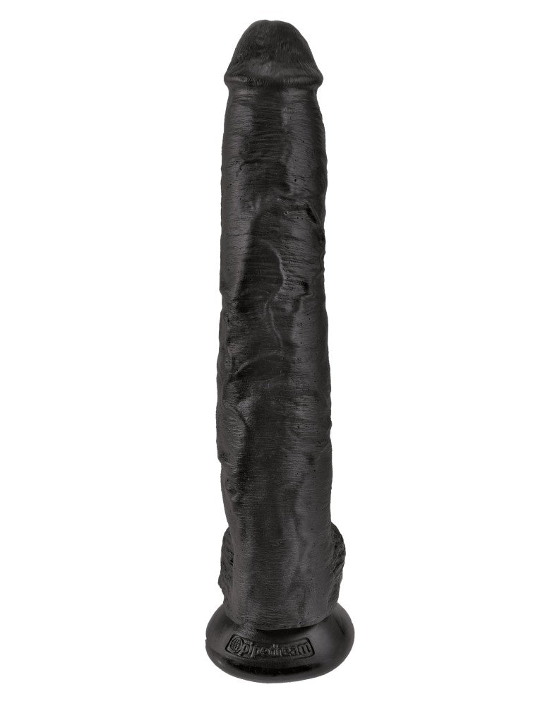 14" Cock with Balls Black