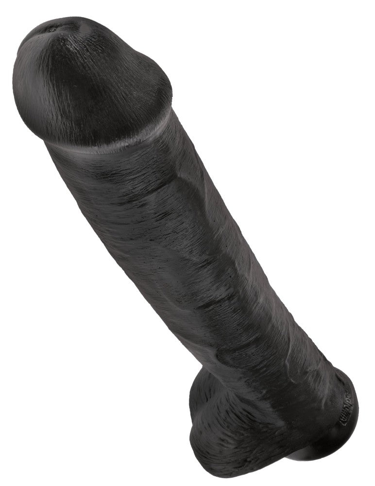 15" Cock with Balls Black
