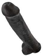 15" Cock with Balls Black