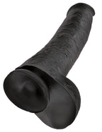 15" Cock with Balls Black