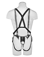 10" Hollow Strap On Suspender System Light/Black
