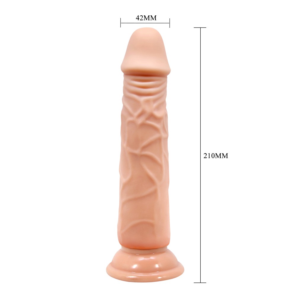 Barbara Calvin 8,3 " Dildo with Suction Cup