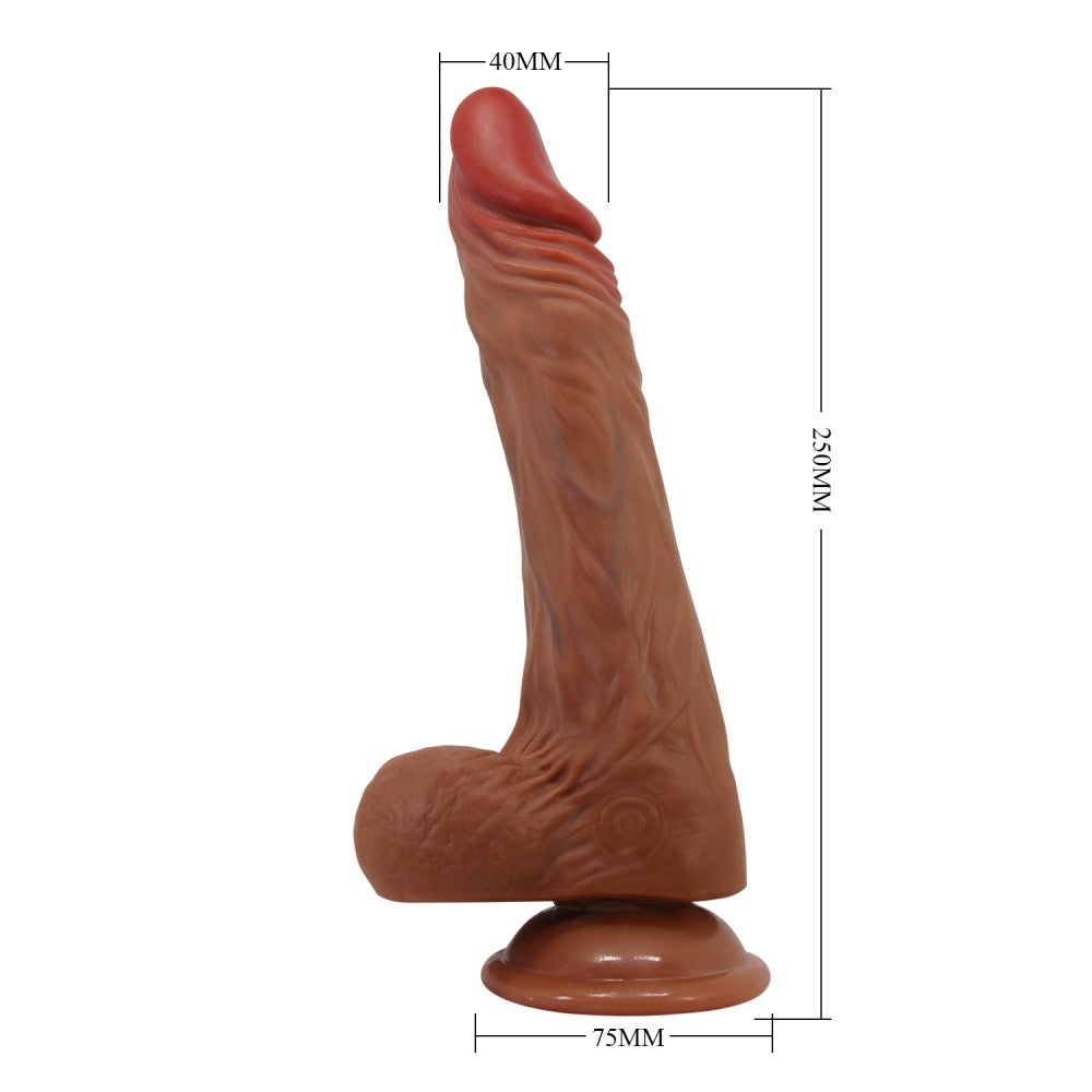 Beautiful Calisto 9,8" Vibrating Dildo