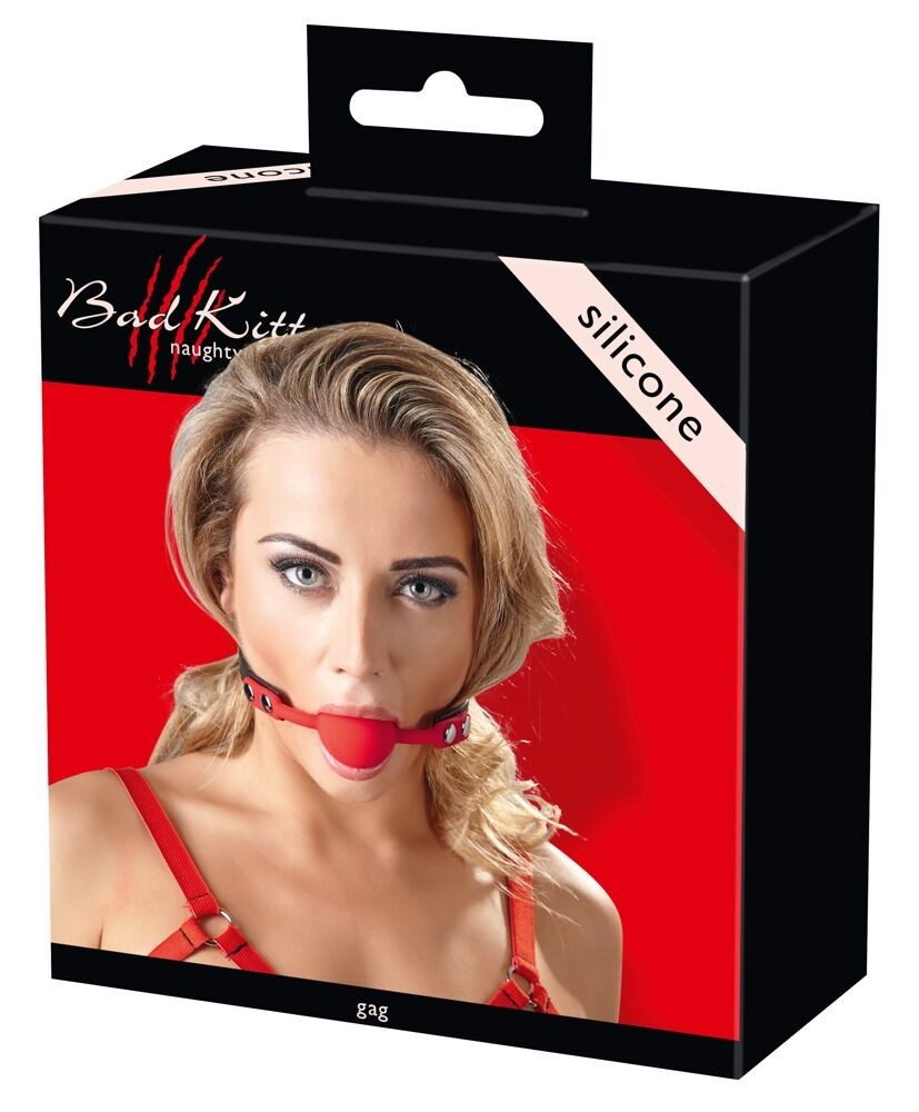 Bad Kitty Red Gag Silicone