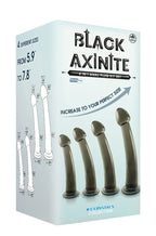 Black Axinite 4 in 1 Anal Plug Kit Set
