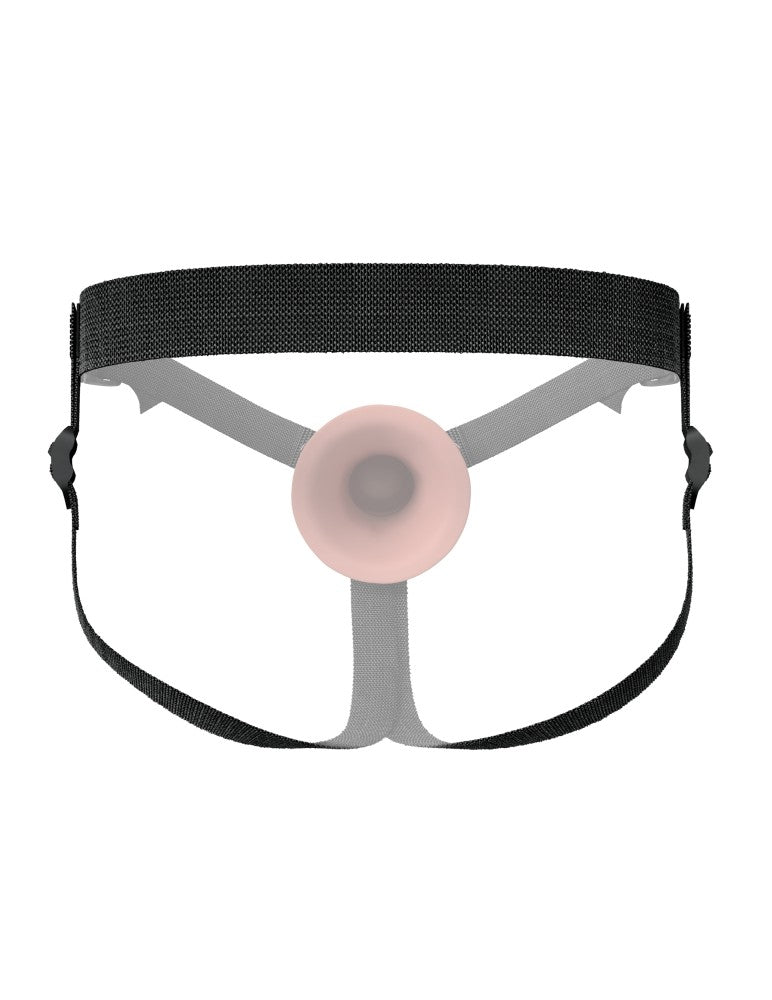 9" Silicone Hollow Strap-On Dual Density