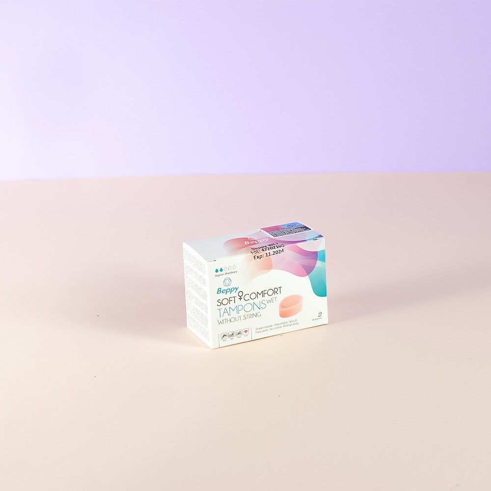 Beppy Tampon WET - Lubricated sponge tampon - 2 pieces