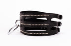 Designer Traingo Collar Made in Calf Softy Leather Black