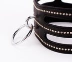 Designer Traingo Collar Made in Calf Softy Leather Black