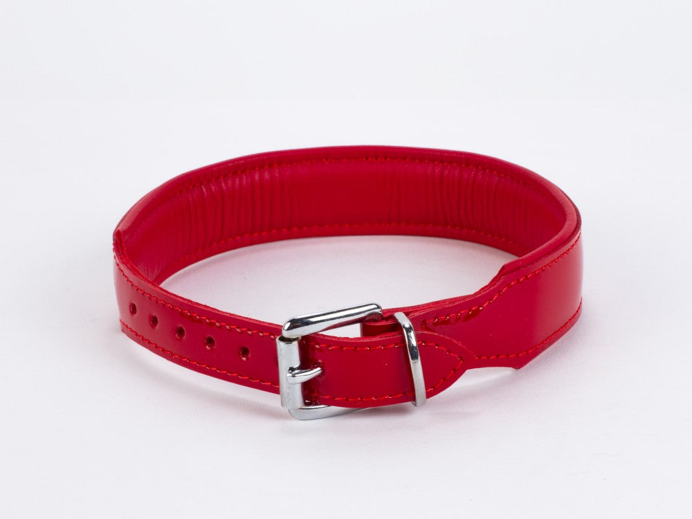 Patent Leather with Lamb Leather Backing Red