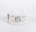Handcuff Design Made in Calf Softy Leather White