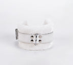 Handcuff Design Made in Calf Softy Leather White