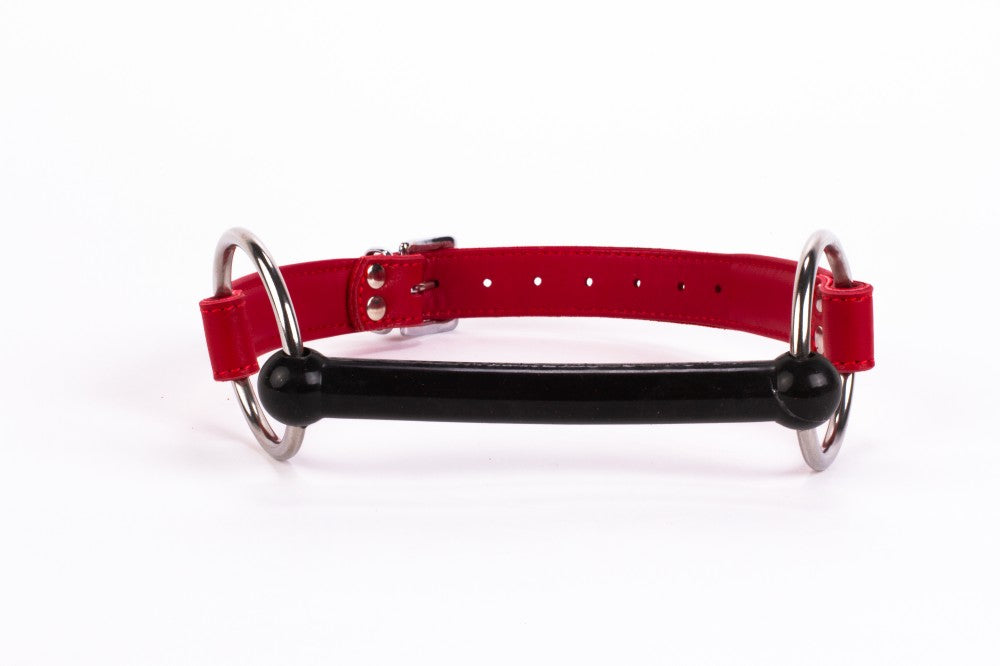Calf Softy Leather Top and Lamb Leather padding with Silicone Mouth Piece Red