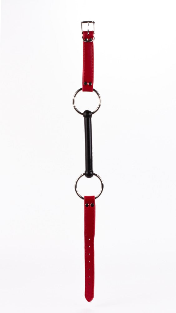 Calf Softy Leather Top and Lamb Leather padding with Silicone Mouth Piece Red