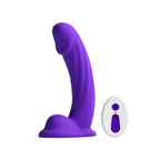Colours - Curve - Vibrating - 6" Dildo - Purple