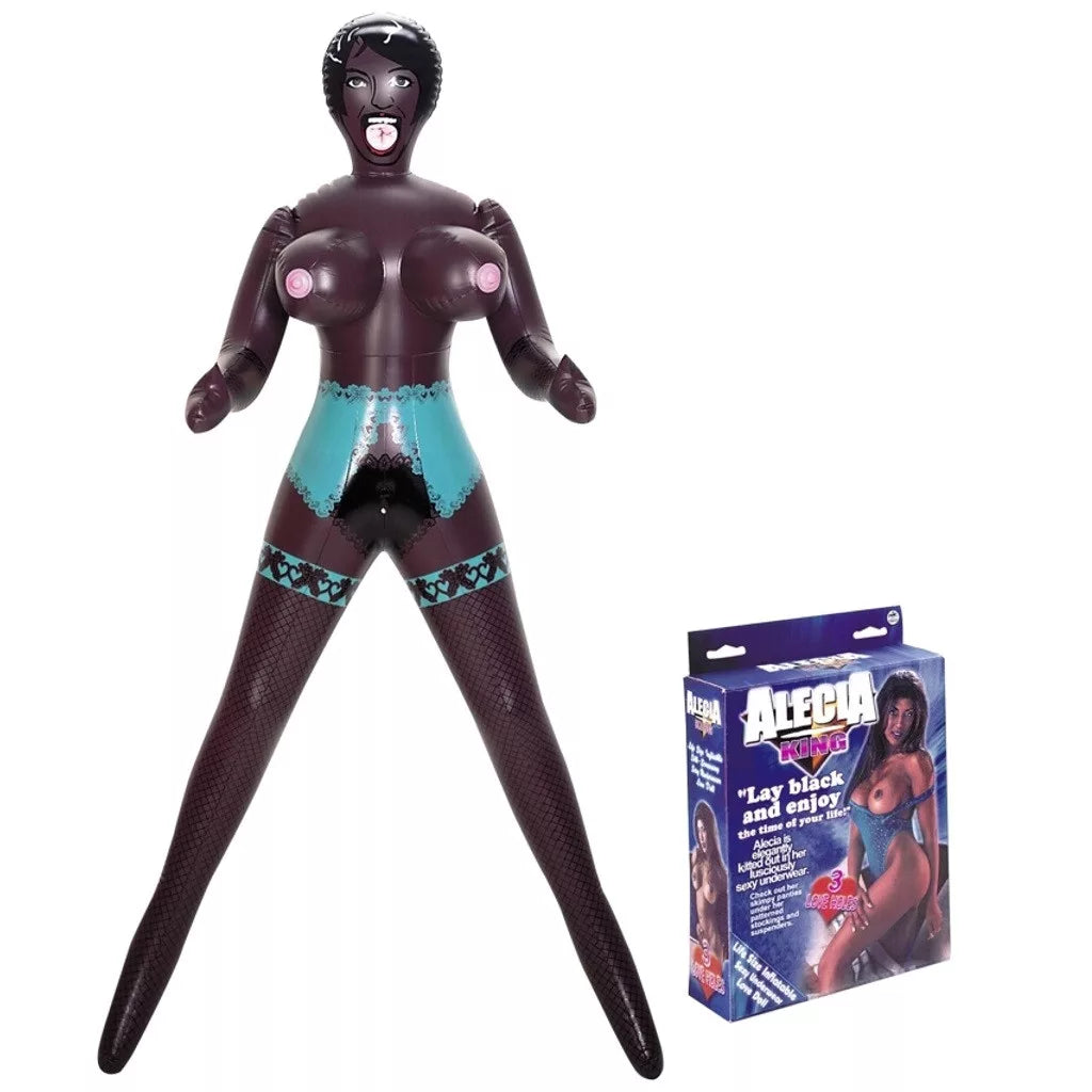 Alecia King életnagyságú felfújható szexbaba