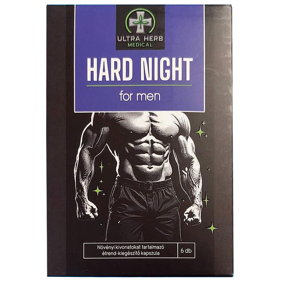 HARD NIGHT – Férfi Vitalitás étrend-kiegészítő (6 db)